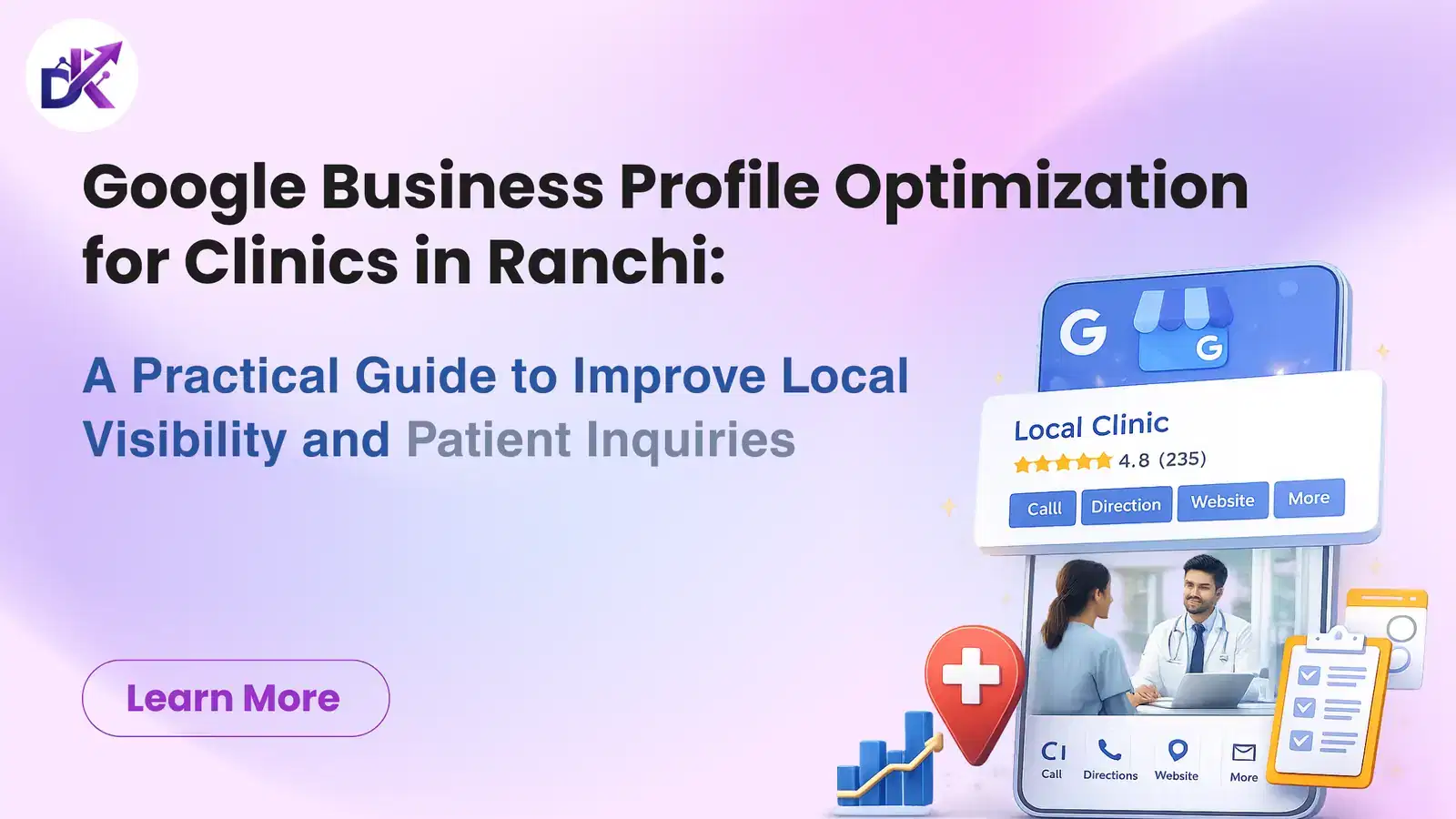 Google Business Profile optimization setup for a Ranchi clinic