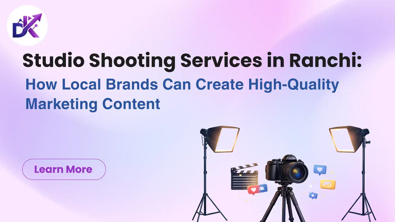 Studio shooting setup for a local Ranchi brand