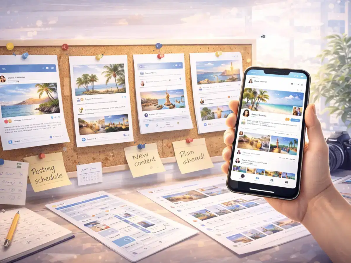 Active social media pages